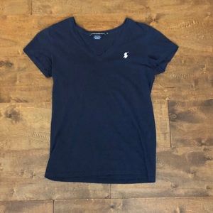 navy blue ralph lauren tshirt